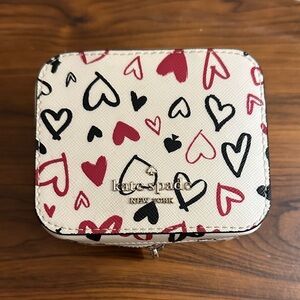 Kate Spade Scribble Heart Staci Boxed Jewelry Holder